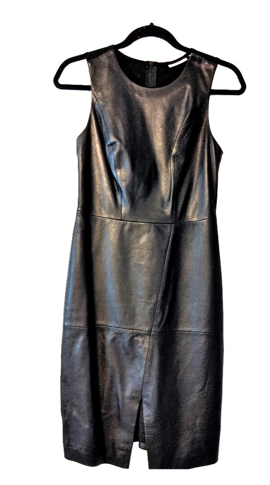 Leather dress